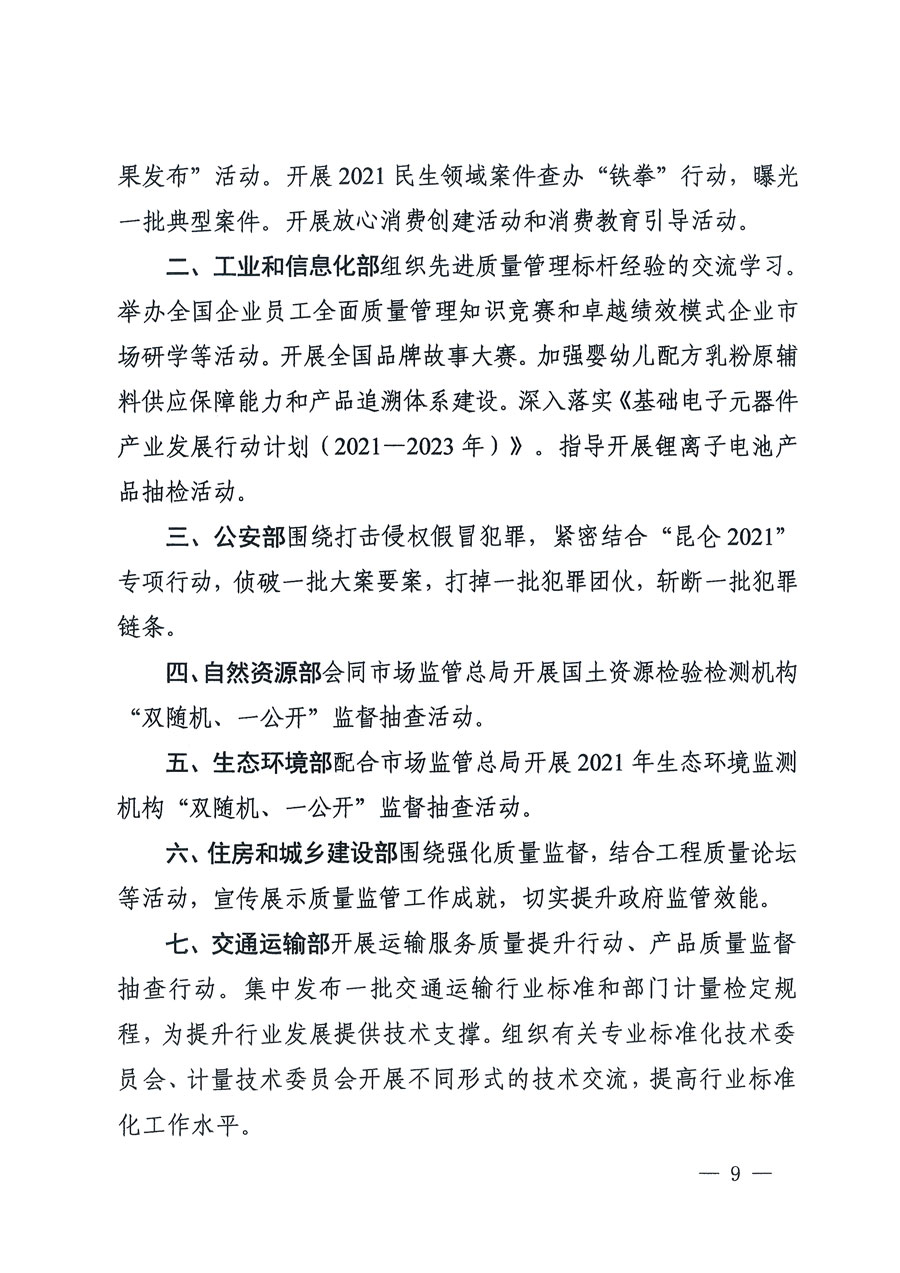 市場監(jiān)管總局等16個部門關于開展2020年全國“質(zhì)量月”活動的通知（國市監(jiān)質(zhì)〔2020〕133號）