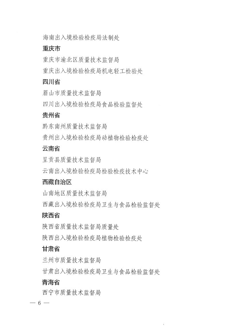 國家質(zhì)量監(jiān)督檢驗(yàn)檢疫總局《關(guān)于表彰全國質(zhì)檢系統(tǒng)“質(zhì)量和安全年”活動先進(jìn)單位和先進(jìn)個人的決定》